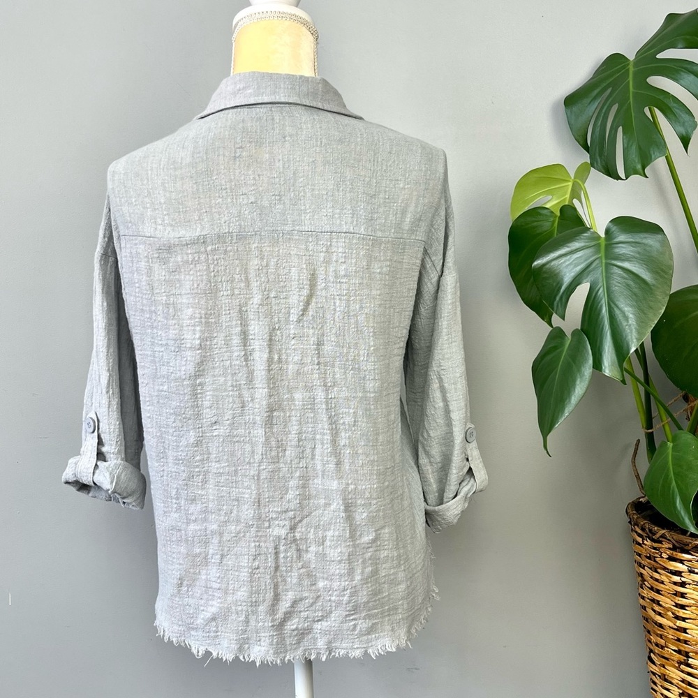 Molly Green Lightweight Button Down - image 8